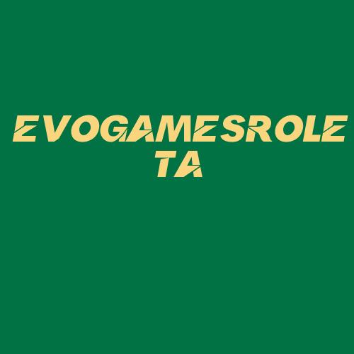 Logo da EVOGAMESROLETA